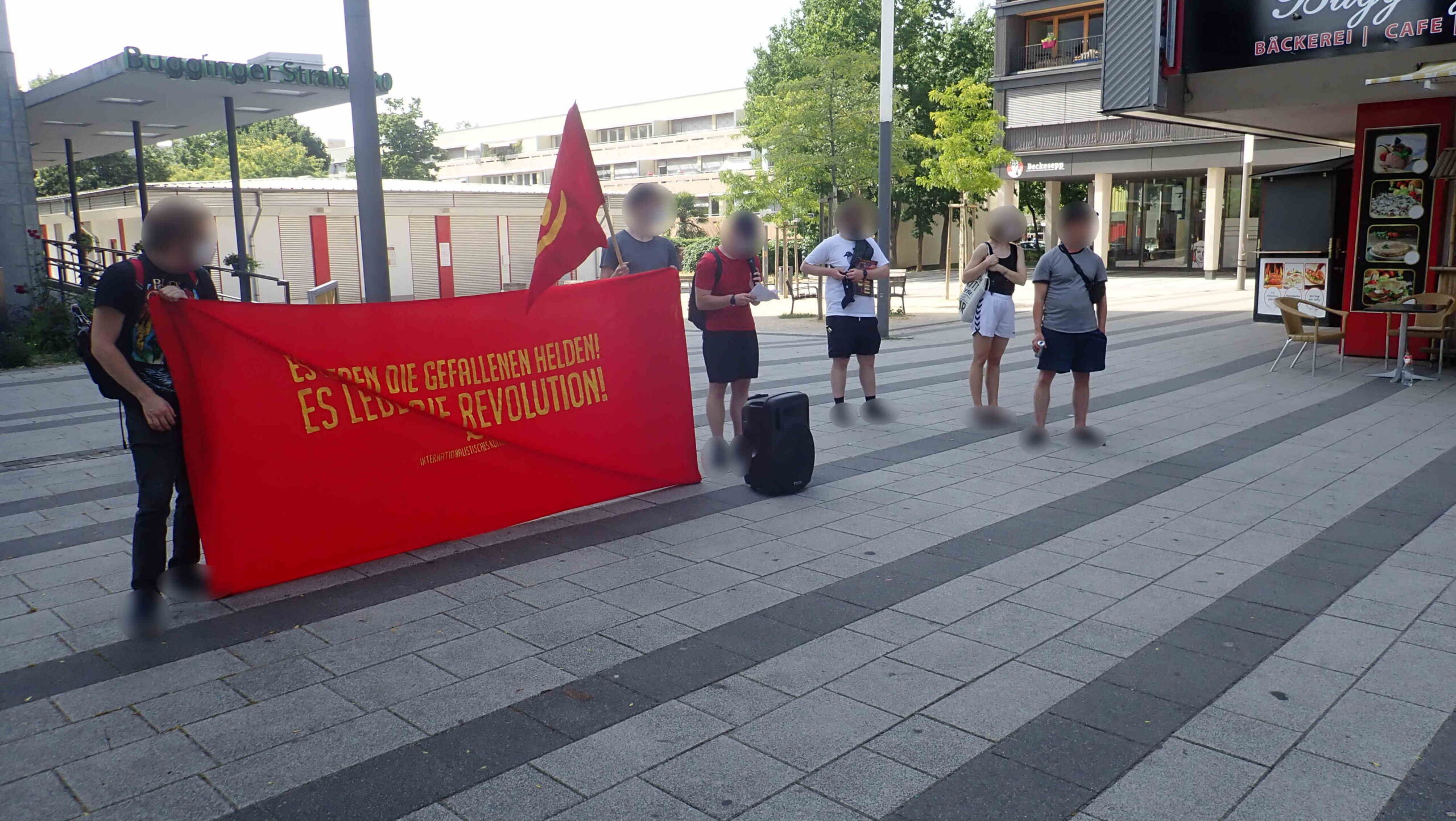 Freiburg: Rally on the Day of Heroism