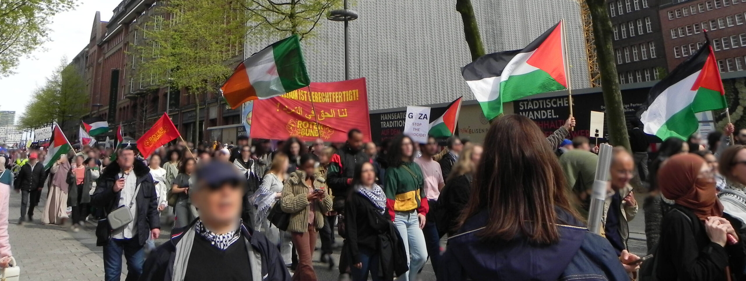 Hamburg: Palästinademo und Polizeischikane