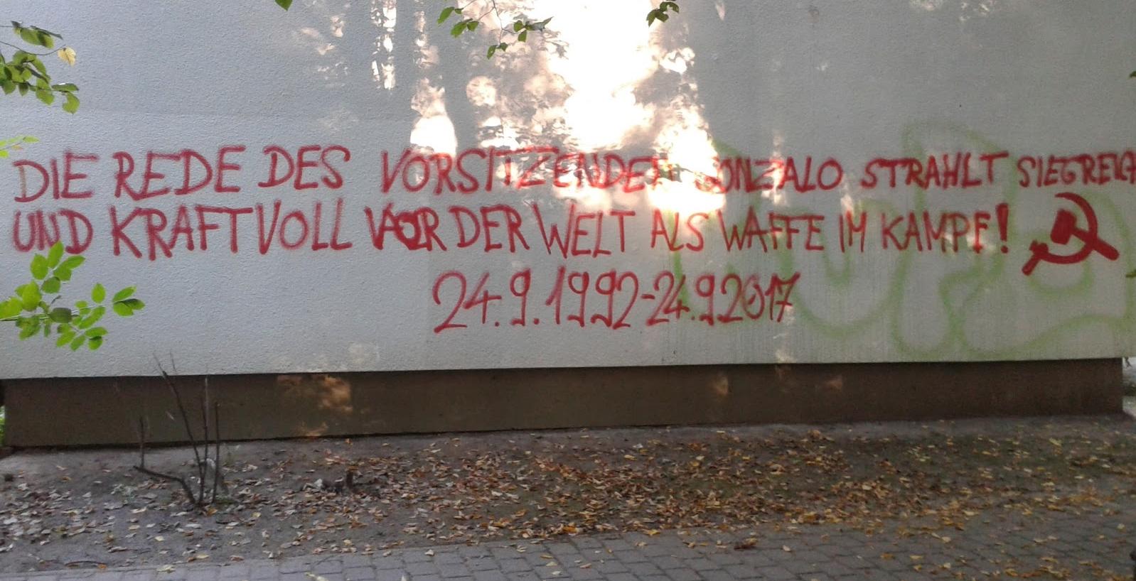 25. Jahrestag der Rede des Vorsitzenden Gonzalo