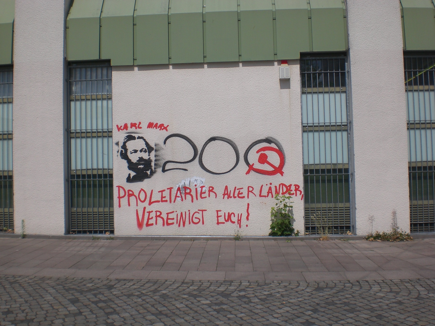 Mehr Eindrücke der Mobilisierung zu 200 Jahre Karl Marx in Bremen