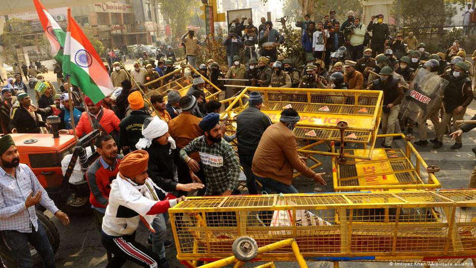 Bauernproteste in Indien spitzen sich zu