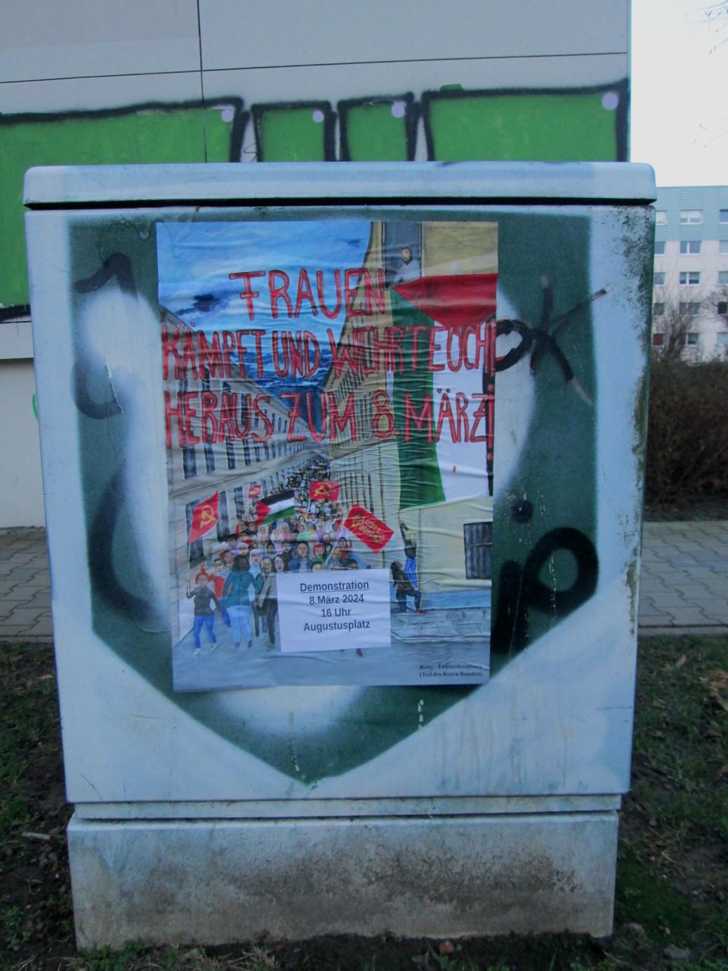 Leipzig: Mobilisierung zum 8. März 2024