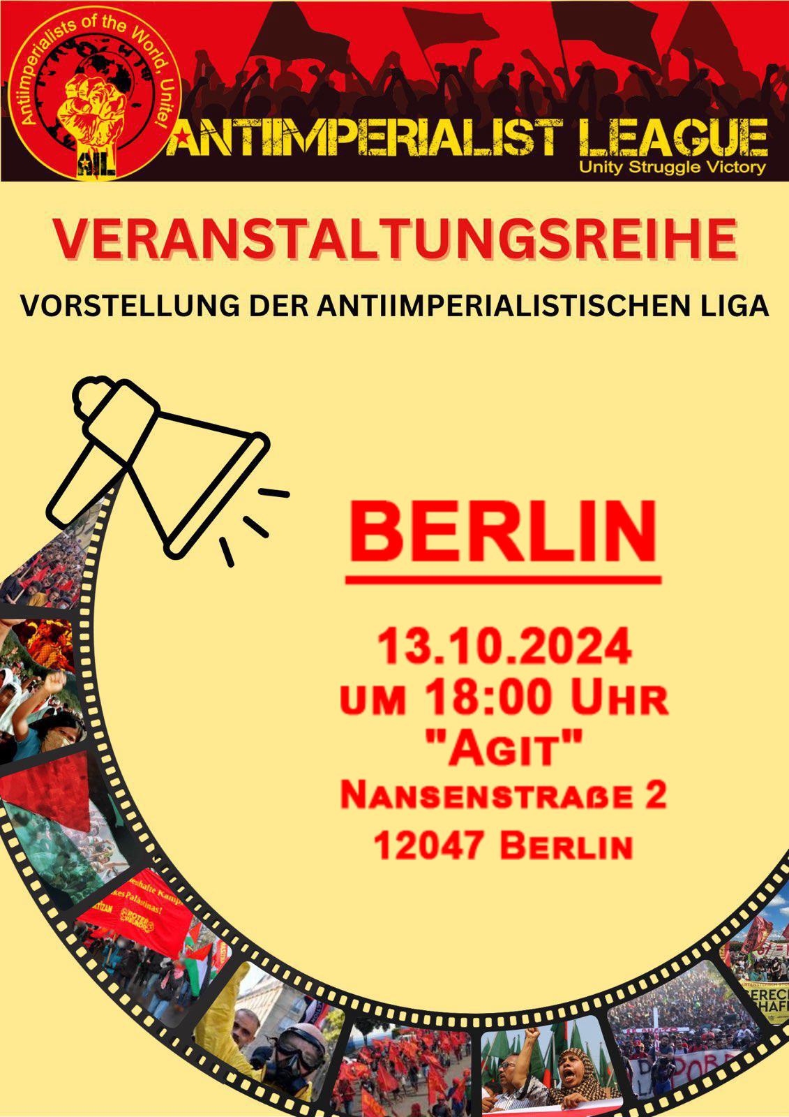 Veranstaltung zur Antiimperialistischen Liga