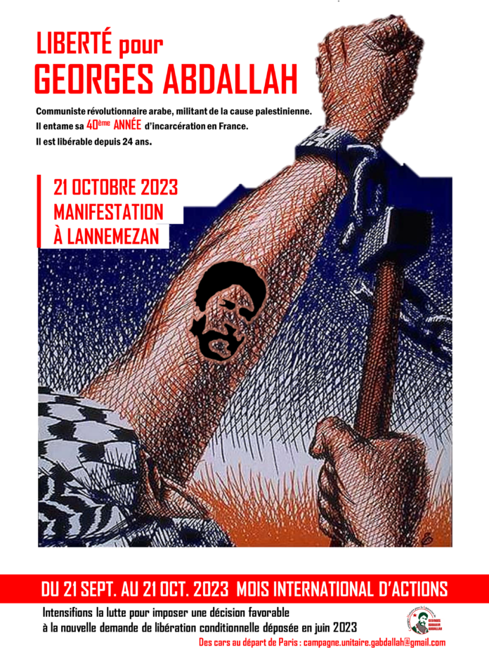 The Red Herald: Der Internationale Monat der Aktionen zur Befreiung von Georges Abdallah beginnt