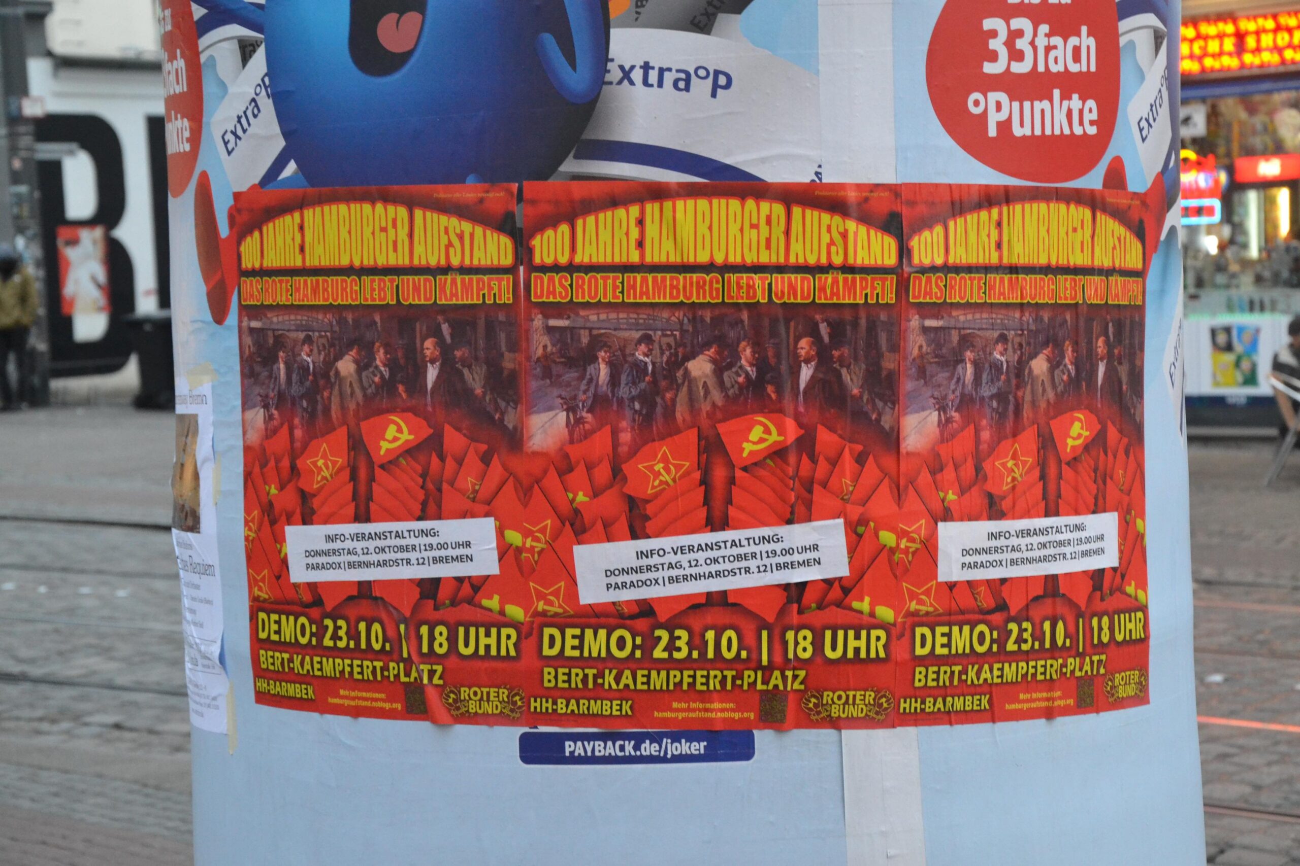 Bremen: Mobilisierung zur Demonstration “100 Jahre Hamburger Aufstand” in Hamburg