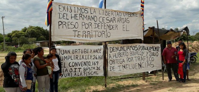 Wiederstand gegen Festnahmen armer Bauern in Argentinien