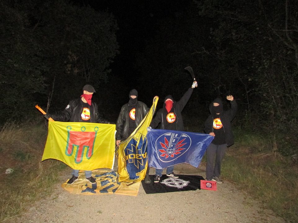 Militante Aktion gegen „Bastion Social” in Clement Ferrand