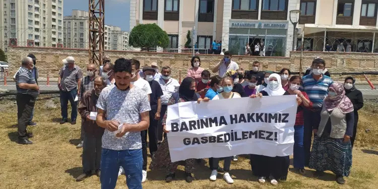 Wrecking of Palestinian neighbourhood in Istanbul