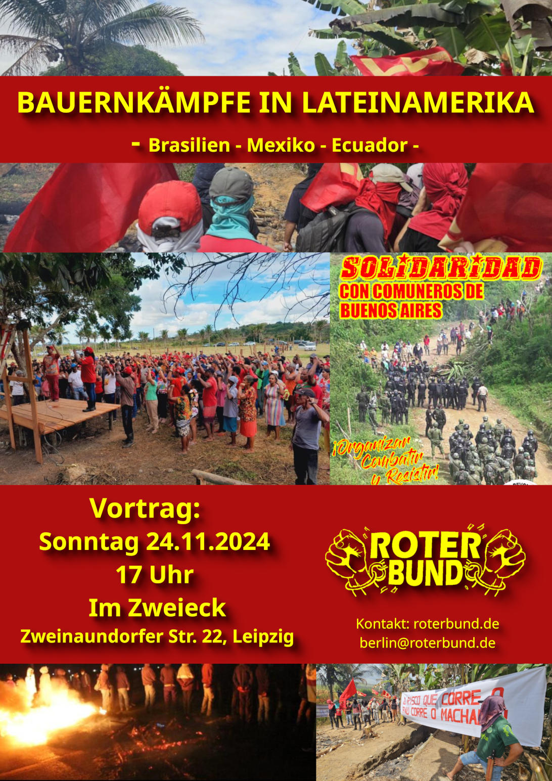 Leipzig: Vortrag Bauernkämpfe in Lateinamerika