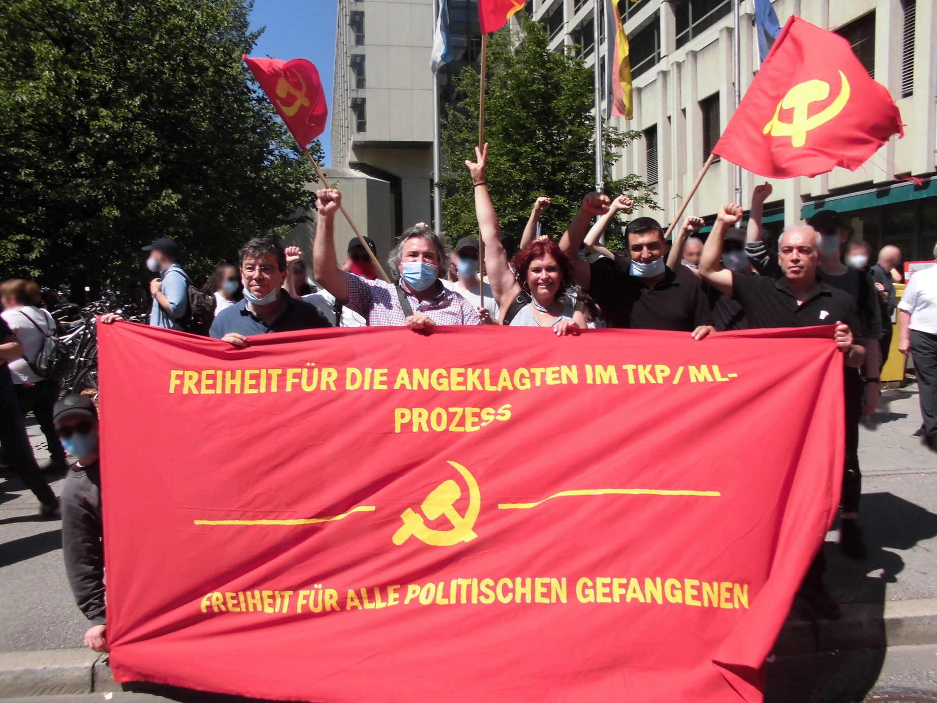 Urteilsverkündung und Protest im TKP/ML-Prozess