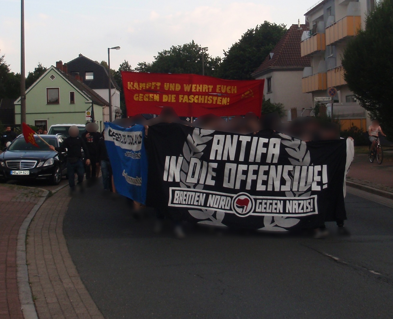 Erneute antifaschistische Demonstration in Bremen Nord