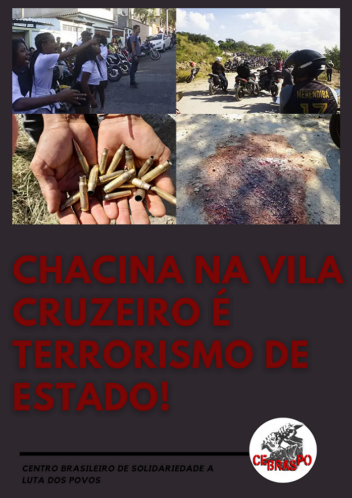 Brasilien: MILITÄRPOLIZEI RAUS AUS DEN FAVELAS, SOFORT! Massenabschlachtung in Vila Cruzeiro ist STAATSTERRORISMUS!