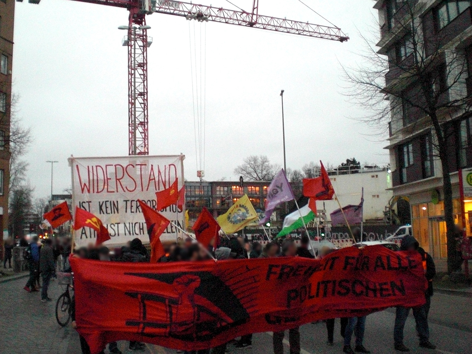 Demonstration zum 18. März