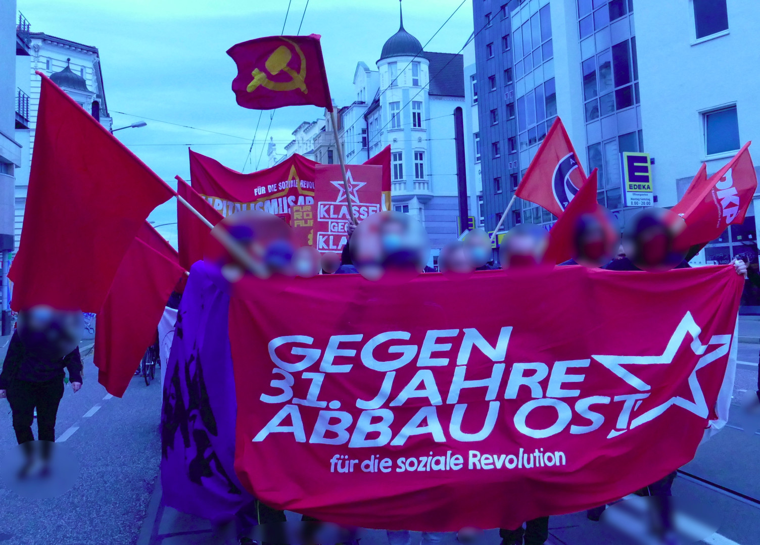 Magdeburg: Kämpferische Demonstration gegen „Tag der deutschen Einheit“