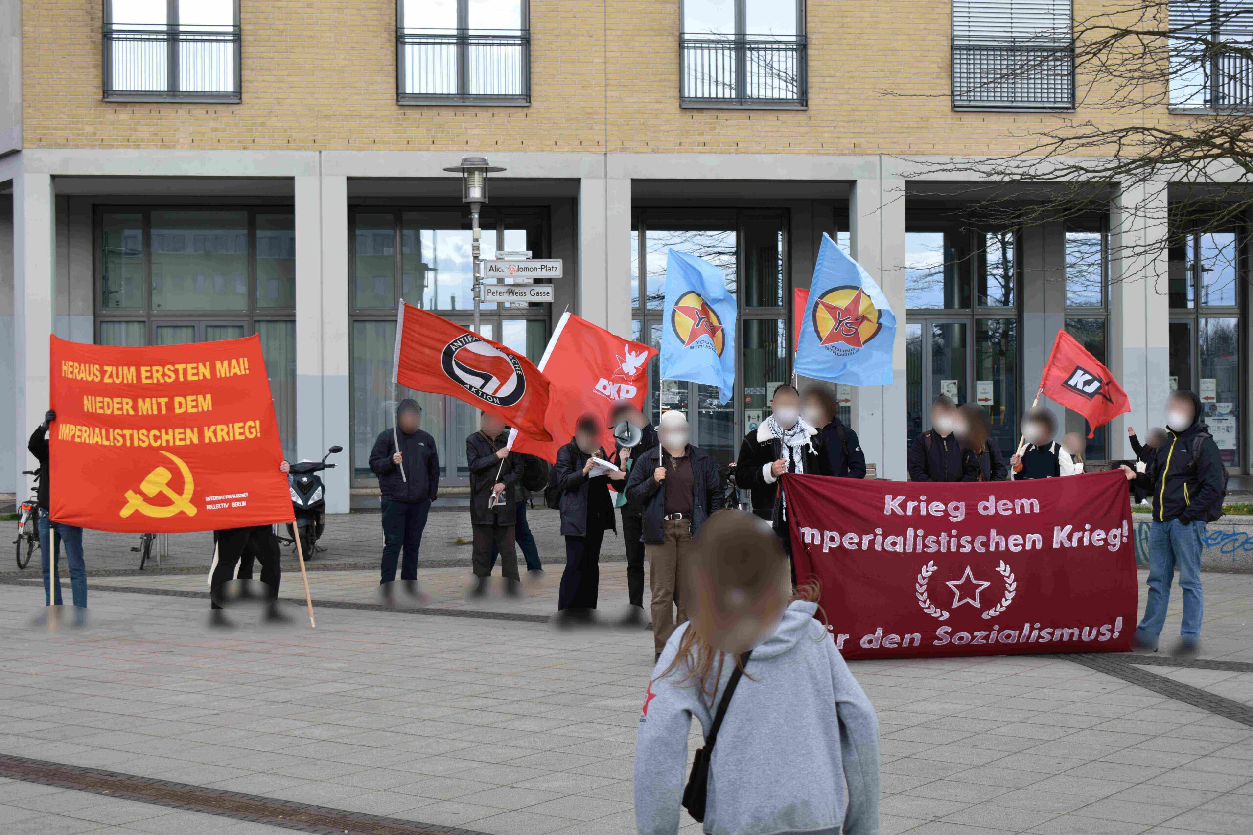 Berlin: Demonstration gegen Aufrüstung und den imperialistischen Krieg