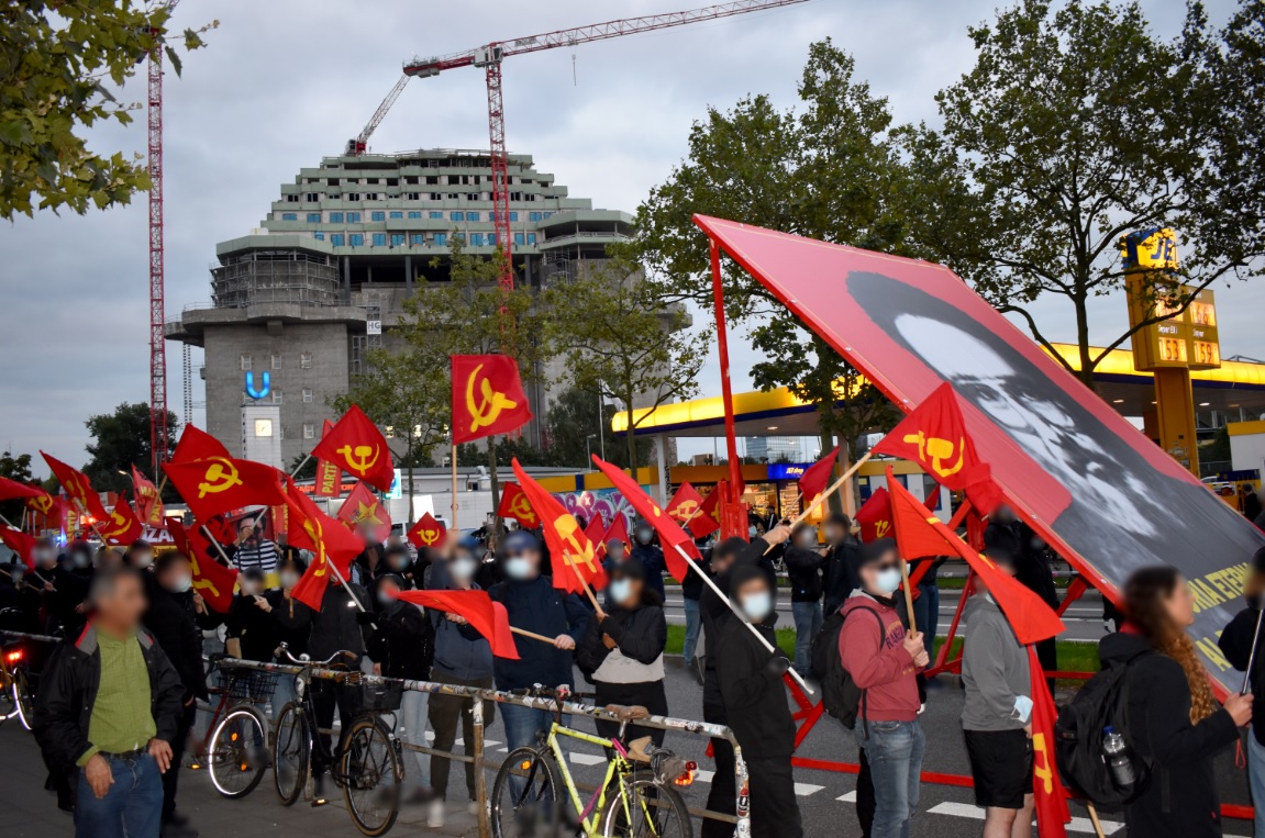 Demonstration: Ruhm und Ehre dem Vorsitzenden Gonzalo!