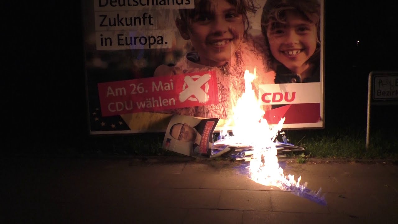 BRD: Aktion gegen die Europawahl