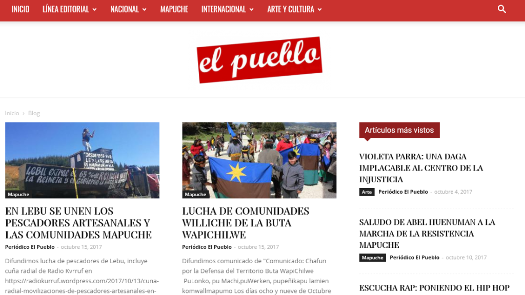 Launch of new Chilean Website