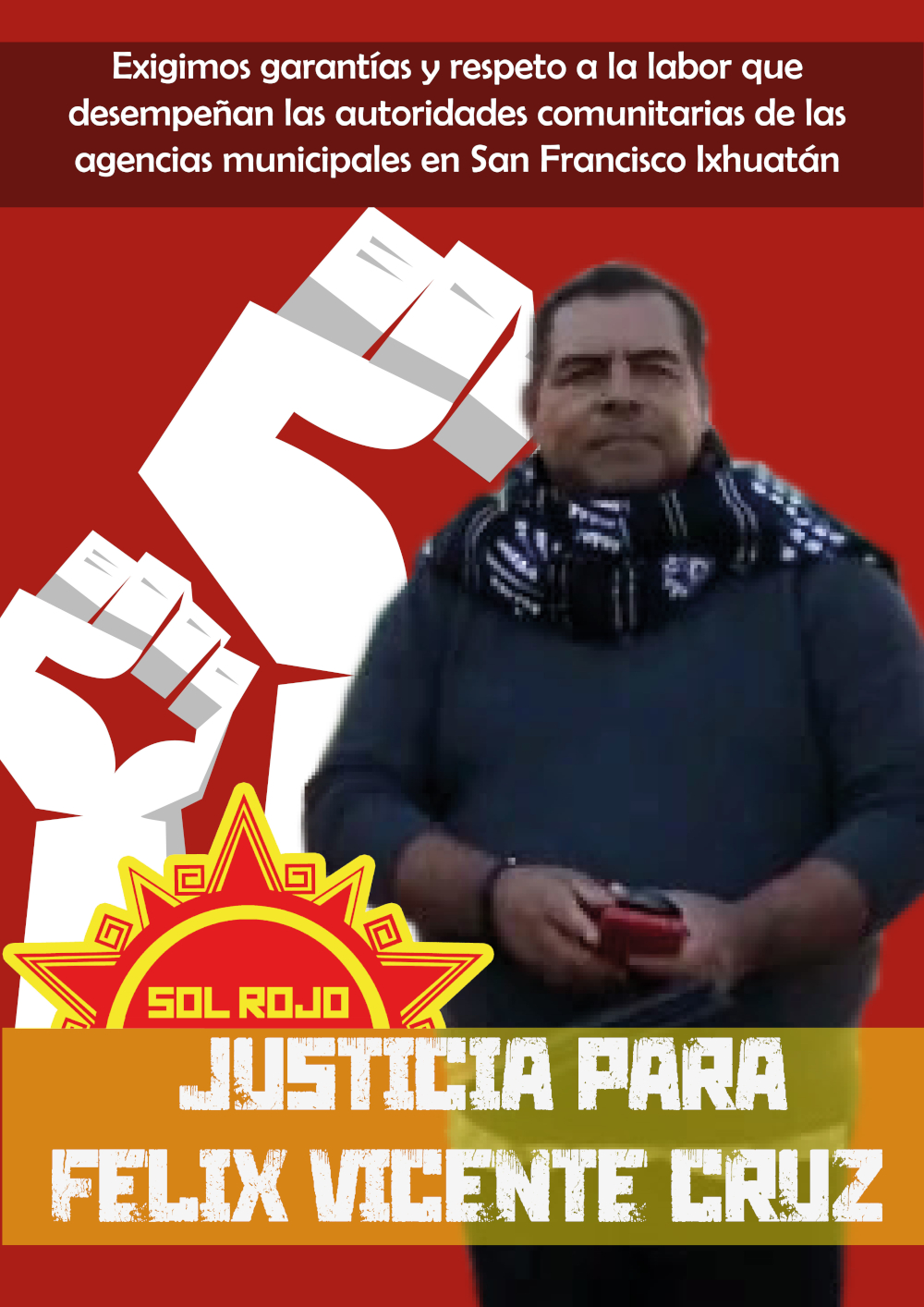 Gerechtigkeit für Félix Vicente Cruz!