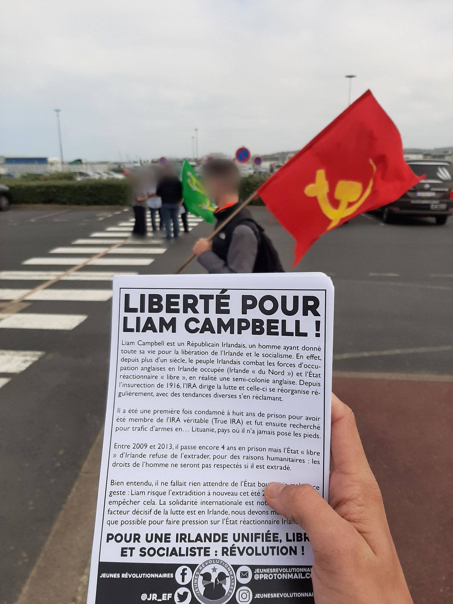 Aktionen in Frankreich