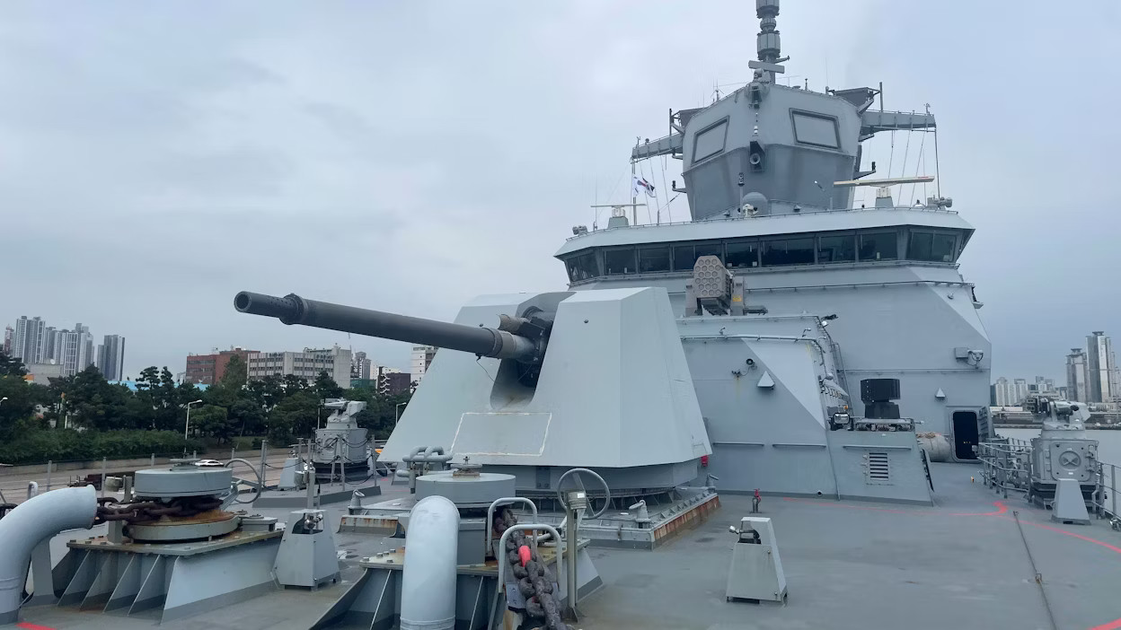 Deutsche Kriegsschiffe in der Taiwanstraße