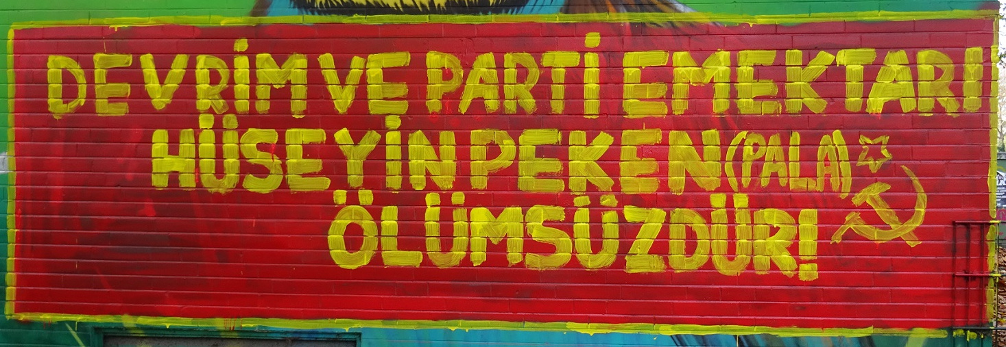 Essen: Weitere Malung zu Ehren des Genossen Pala