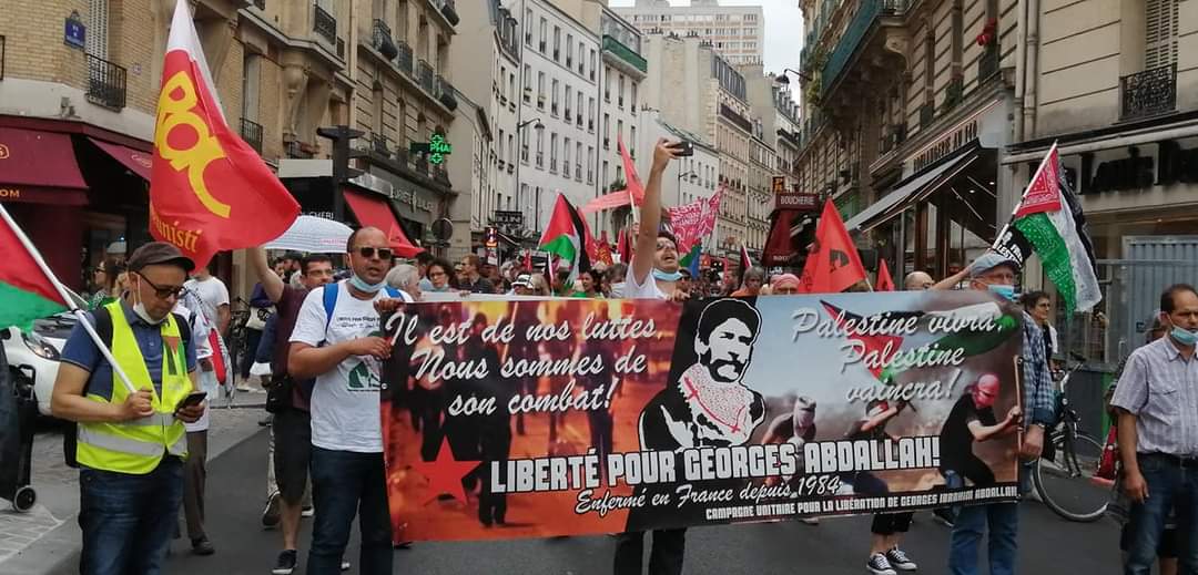 Paris: Demonstration für George Abdallah