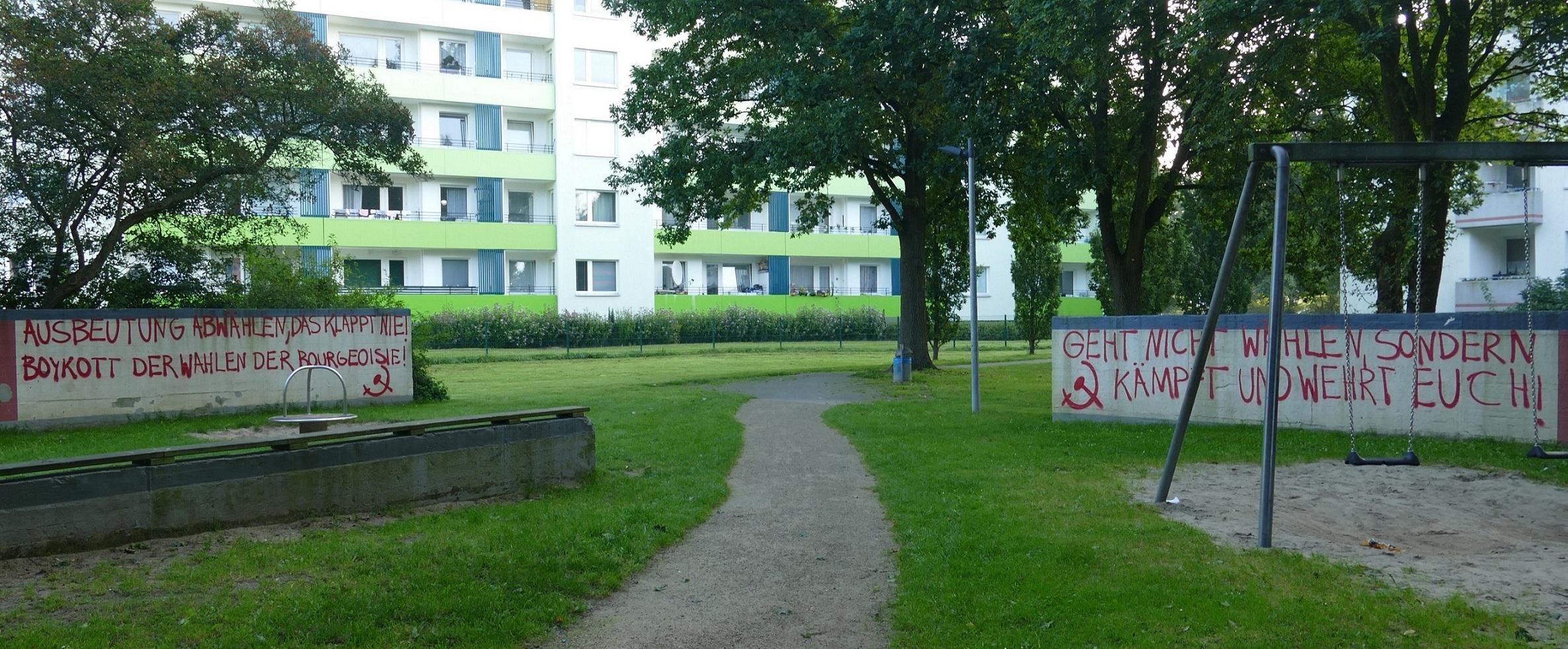 Flugblatt des Roten Frauenkomitee Bremen: “GEHT NICHT WÄHLEN!”