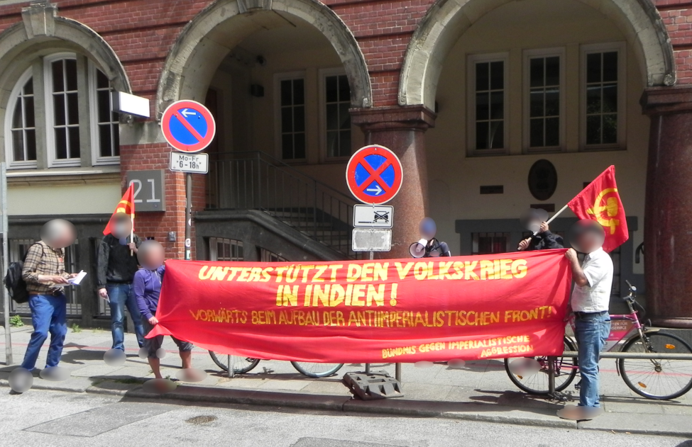 Hamburg: Rally in front of the Indian Consulate General