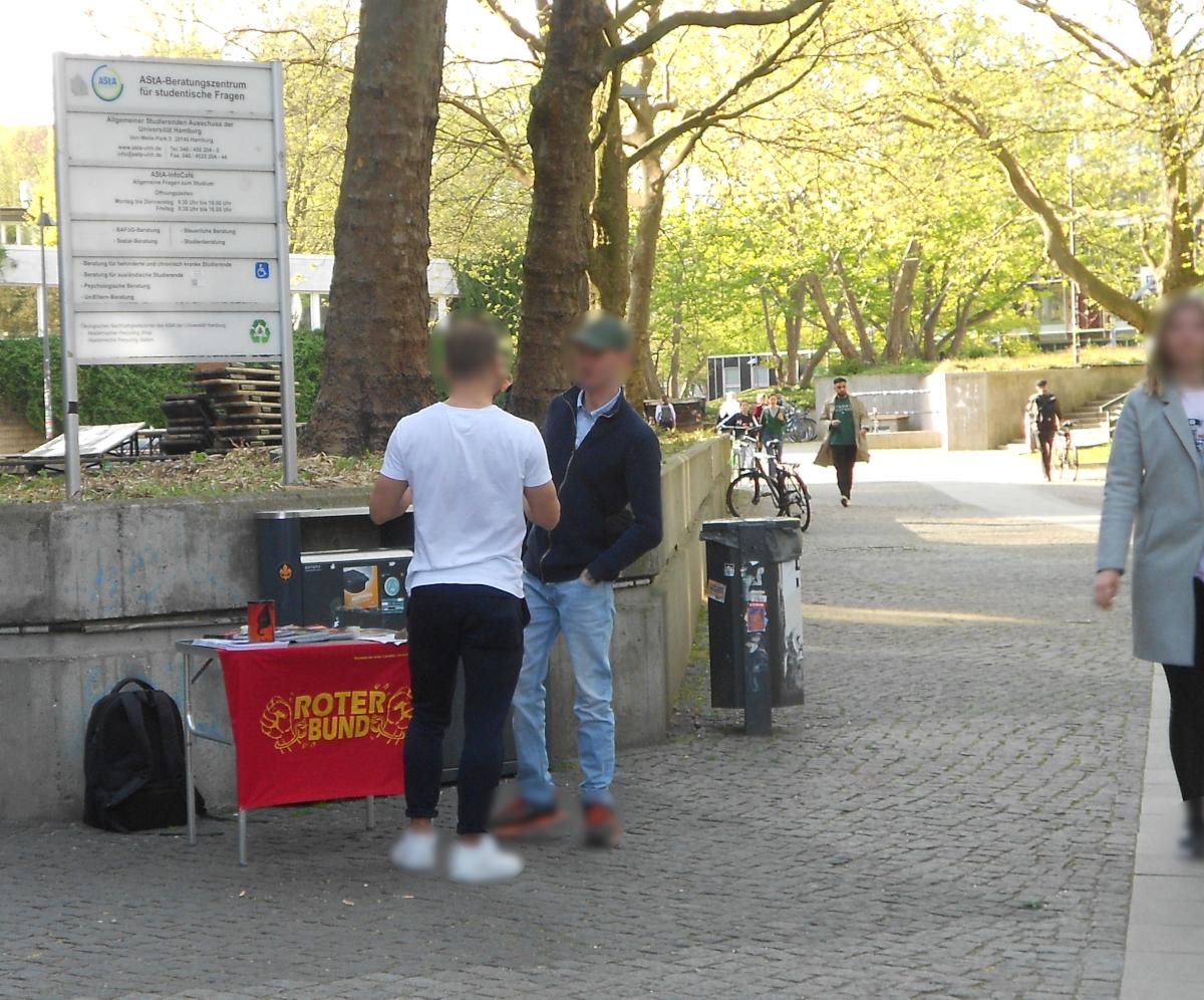 Hamburg: Agitation und Propaganda für den Roten Bund