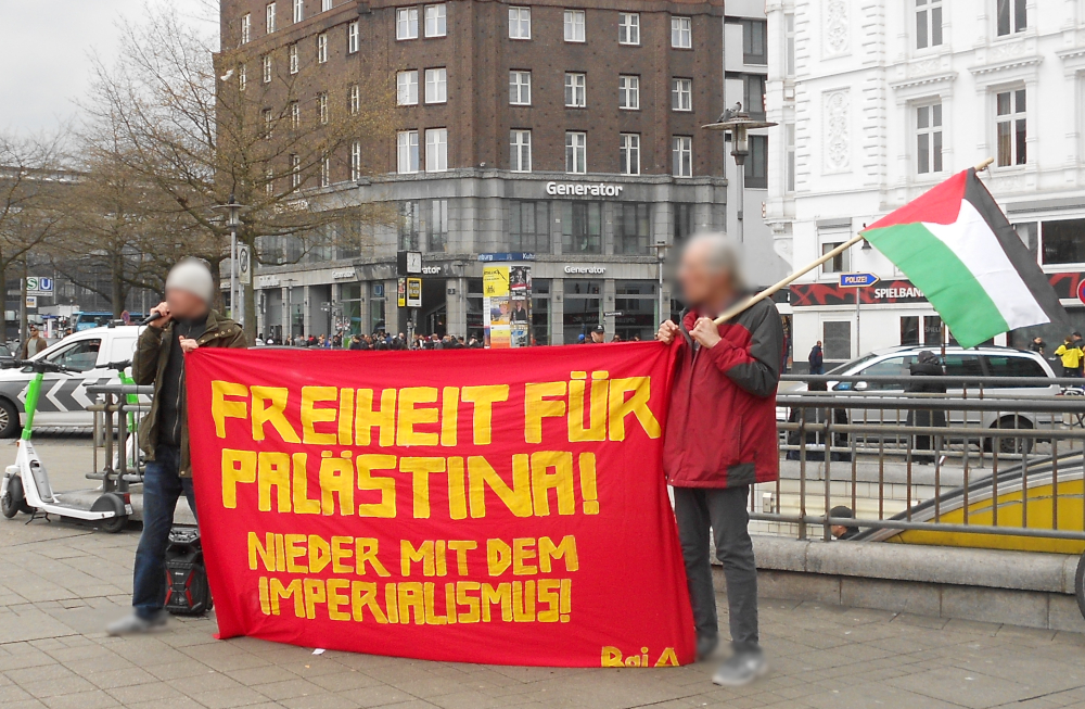 Hamburg: Manifestation for the liberation of Palestine