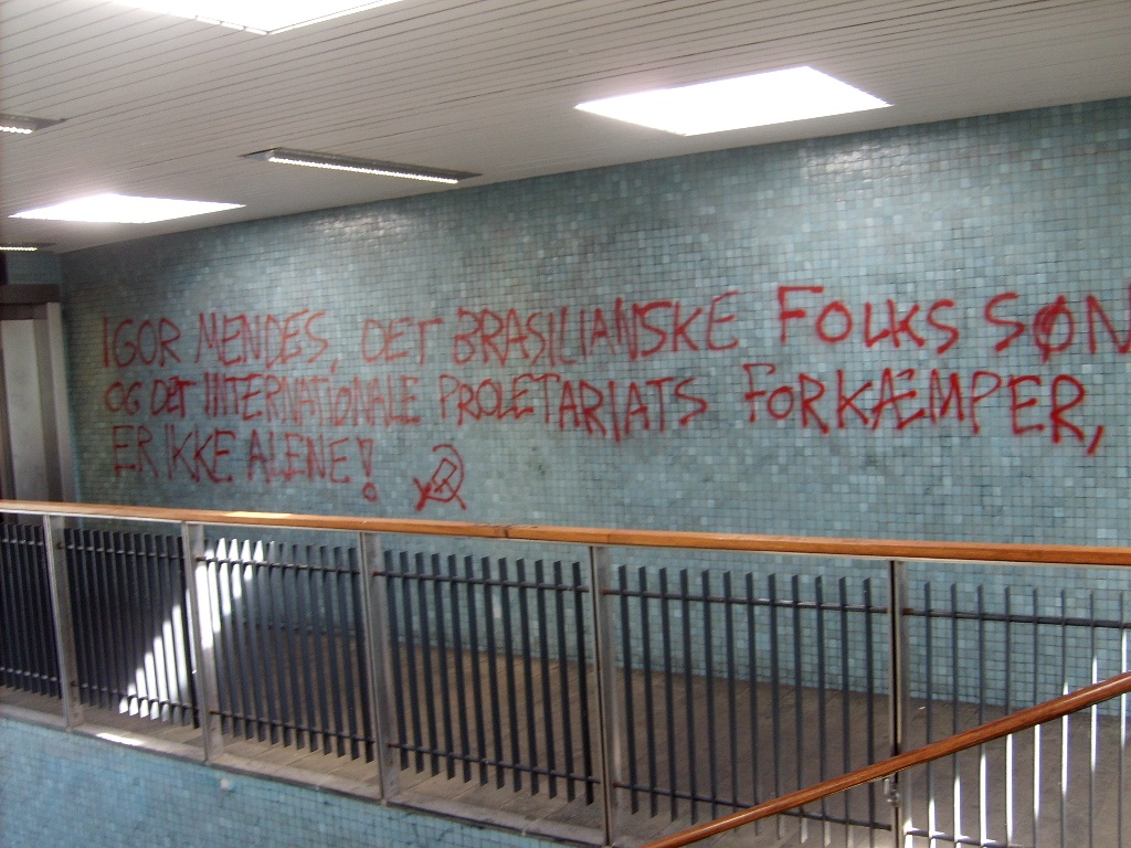 Solidaritätsaktion für Igor Mendes und die 23 Aktivisten in Dänemark