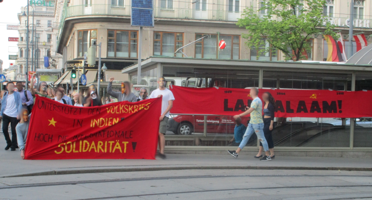 Österreich: Zahlreiche Aktionen zur Unterstützung des Volkskriegs in Indien
