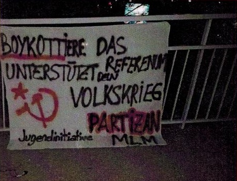 Bulletin der Jugendinitiative Partizan – Marxistisch-Leninistisch-Maoistisch