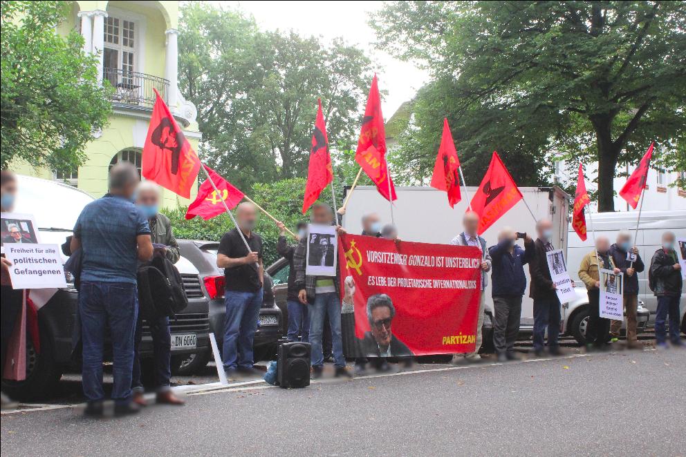 Hamburg: Kundgebung vor dem peruanischen Konsulat