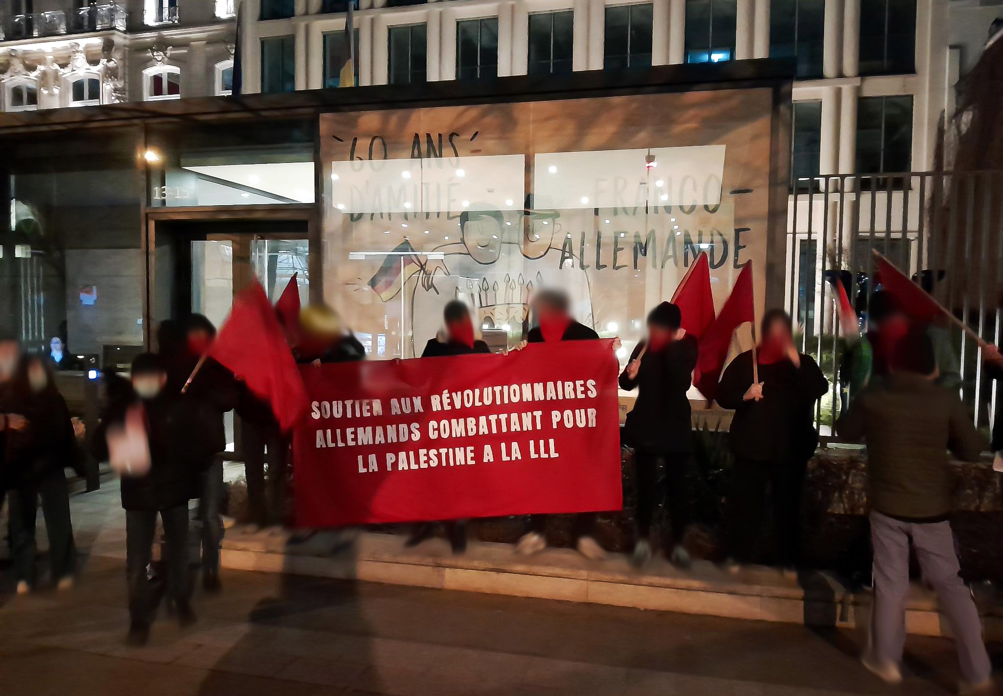 Paris, France: Solidarity with the Prisoners of the LLL-March 2024