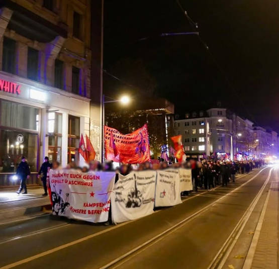 Leipzig: Kurzbericht zur Demo am Tag gegen Gewalt gegen Frauen