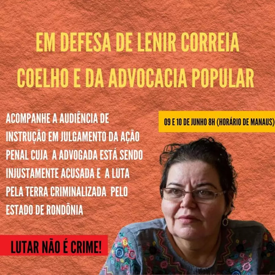 RFK: Schluss mit der Repression gegen die Anwältin des Volkes Lenir Correia Coelho!