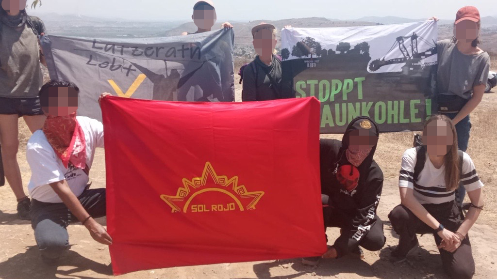 Mexico: Greetings from Sol Rojo to the activists in Lützerath