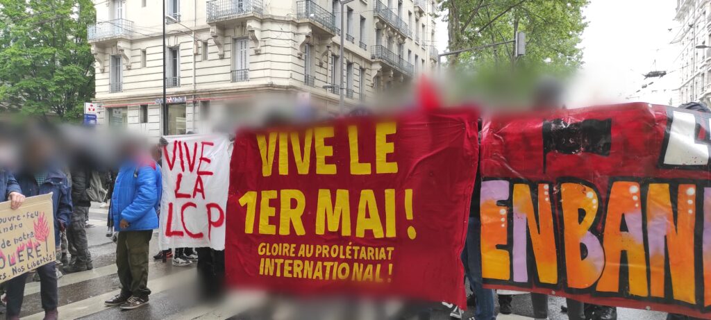 Aktionen zum 1. Mai in Frankreich