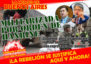 ECUADOR: BUREAUCRATIC LANDLORD STATE DECLARES WAR ON LA MERCED DE BUENOS AIRES
