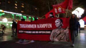 16.1.21: Trotz Demoverbot – Nazis und Polizei marschieren Hand in Hand durch Magdeburg