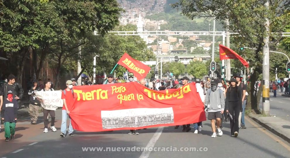 Kolumbien: Aktionen in Solidarität mit dem Kampf um Boden auf dem Land