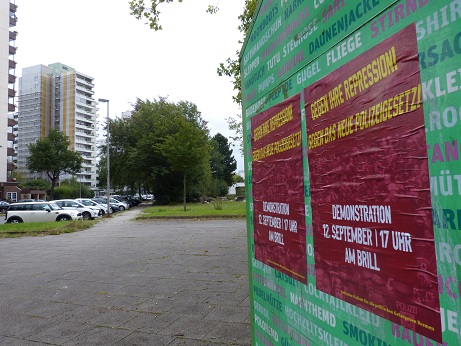 Bremen: Einige Eindrücke der Mobilisierung zur Demonstration gegen das neue Polizeigesetz