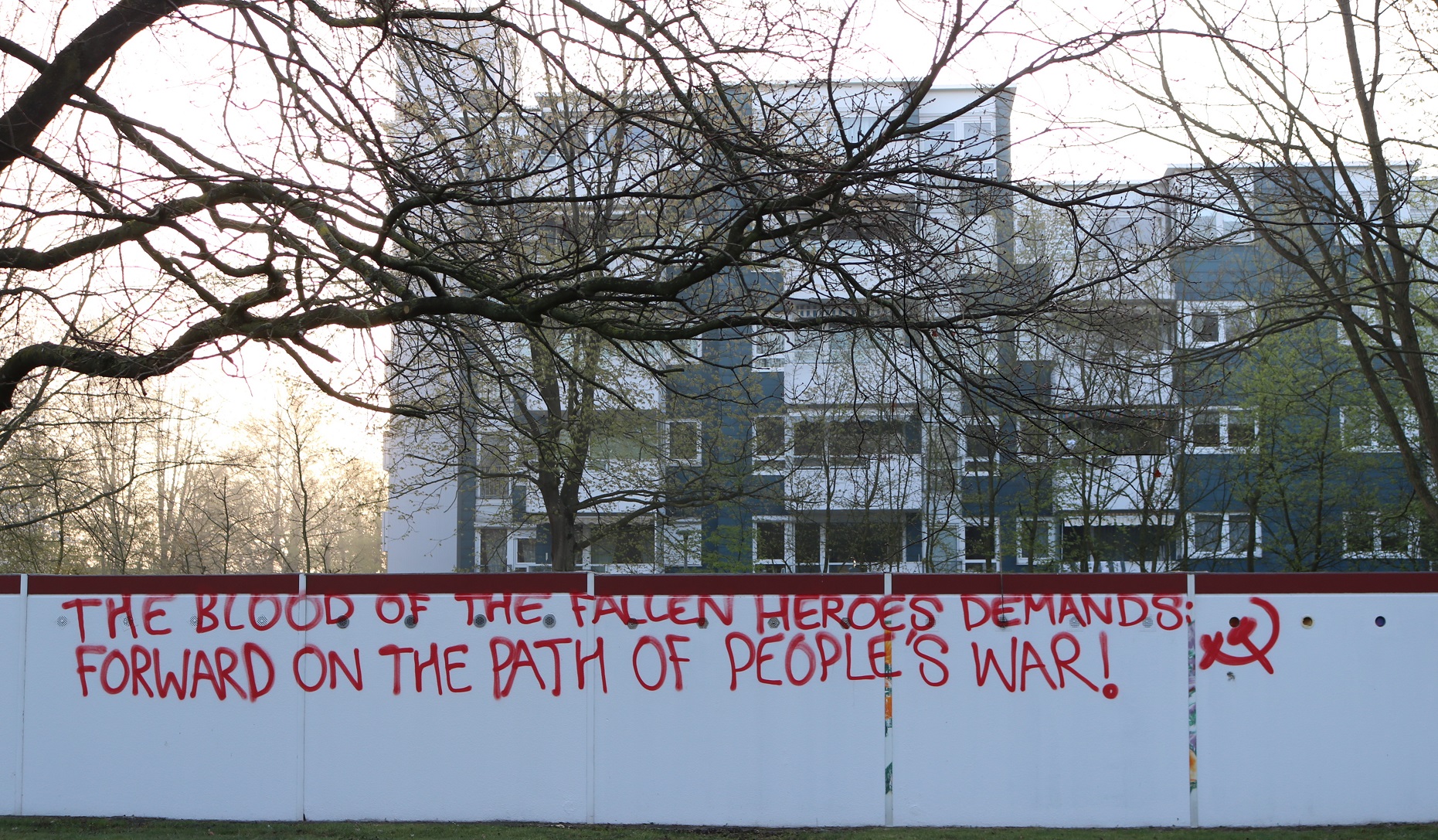 Malungen anlässlich der Jahrestages des Osteraufstandes in Irland