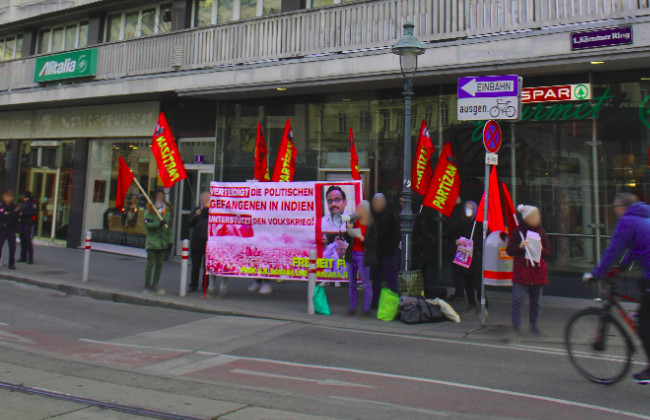 Austria: Solidarity with the political prisoners in India