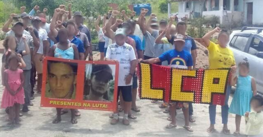 Brasil-Pernambuco: Peasants commemorate comrades Gedeon and Rafael murdered by police