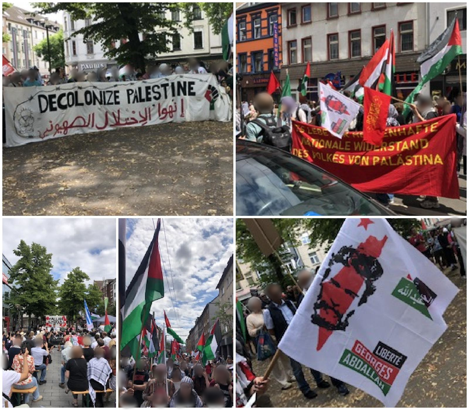 Duisburg: Aktionstag vom Komitee gegen das Verbot von PSDU mit Demo und Tribunal