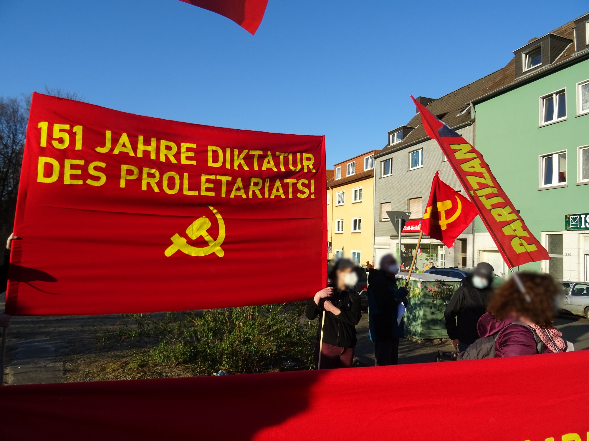 Essen: Rally for the day of the Paris Commune
