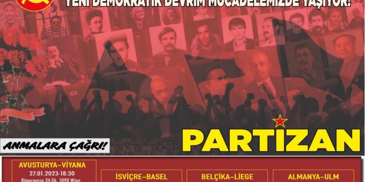 Partizan-Europa: „Aufruf zu Veranstaltungen zum Gedenken an die Märtyrer der Partei und der Revolution!”